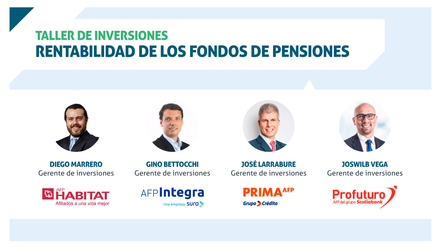 Taller de inversiones AFP 2022 – 1º edición: Rentabilidad nominal promedio anual de las AFP es de 11.2% desde que se creó el sistema